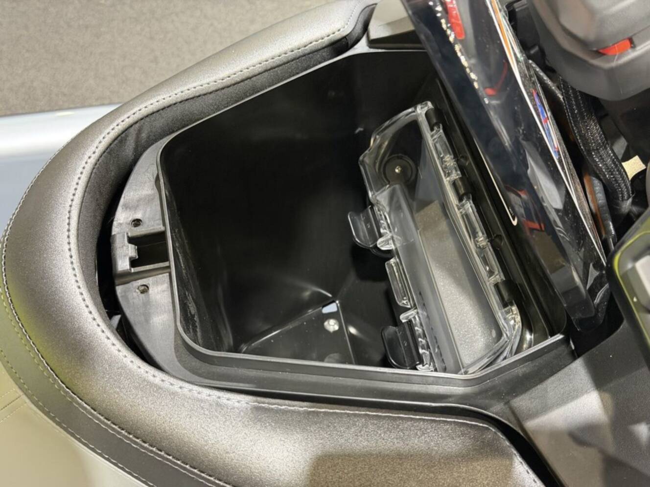 A photo of this 2026 Sea-Doo RXP-X 325 Tech, BRP Premium A, iBR Ice Metal / Manta