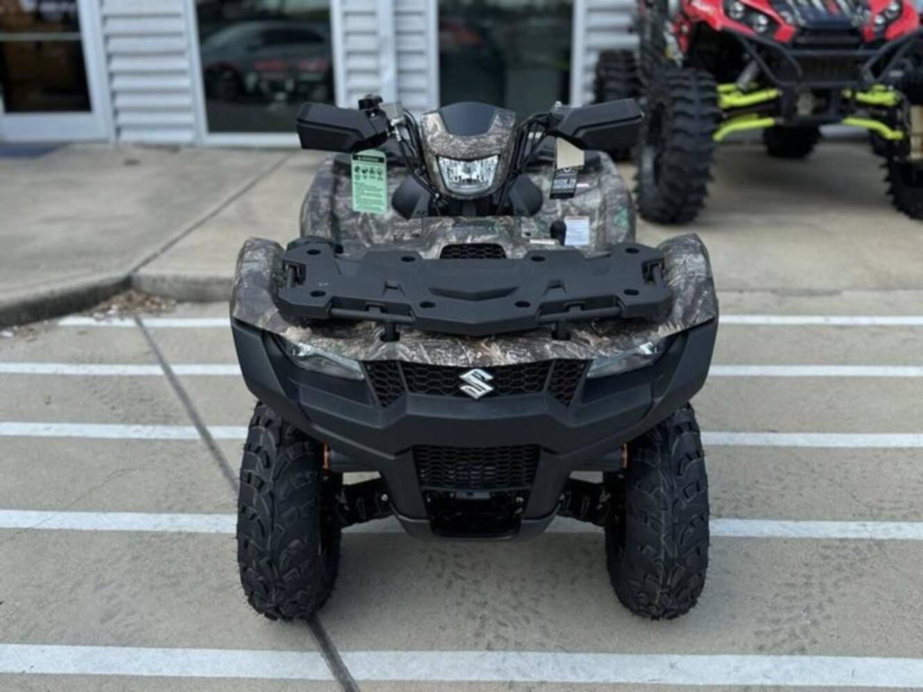 A photo of this 2025 Suzuki KingQuad 500 AXi Power Steering SE Camo