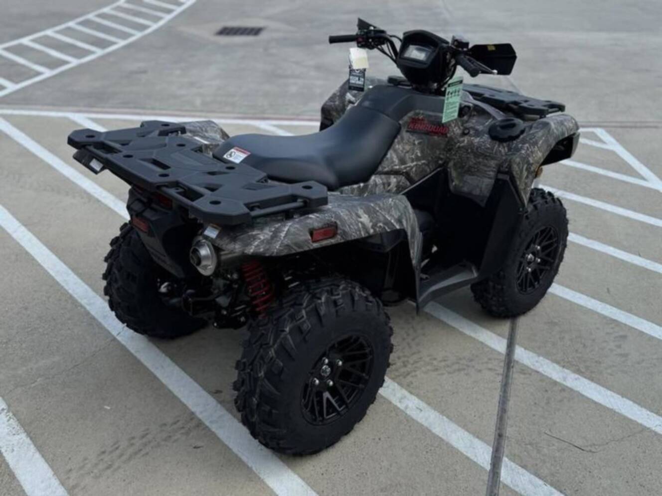 A photo of this 2025 Suzuki KingQuad 500 AXi Power Steering SE Camo