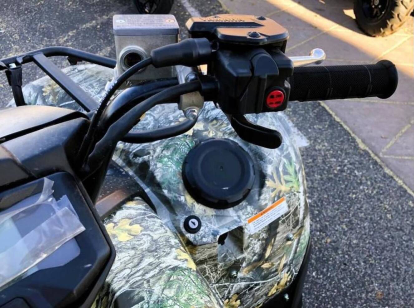 A photo of this 2025 Yamaha Grizzly EPS Camo