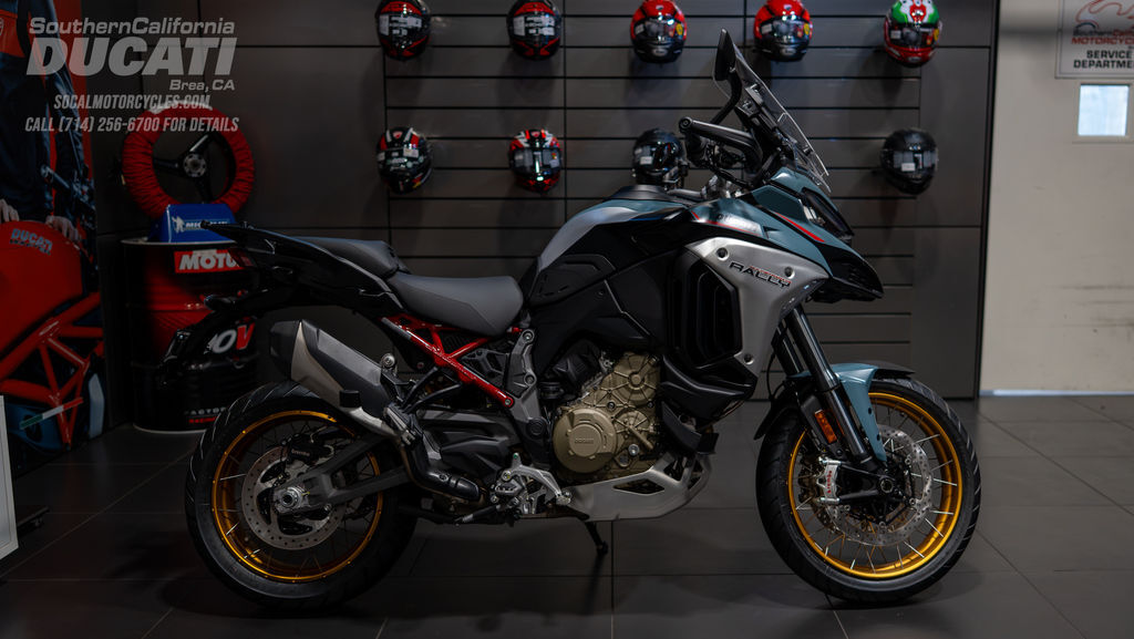 2026 Ducati Multistrada V4 Rally Adventure Travel&Radar Jade Green V4 RALLY in Brea, CA