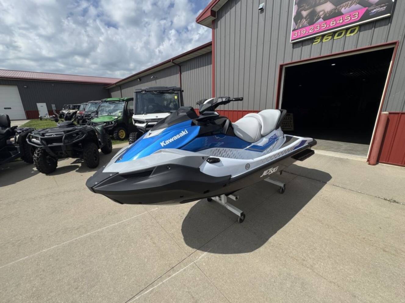 A photo of this 2026 Kawasaki STX 160X