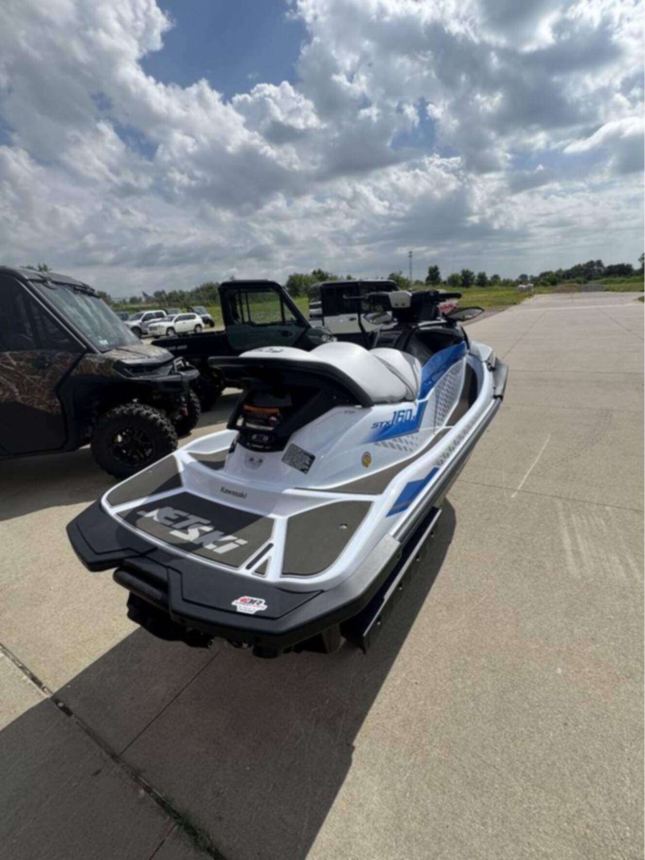 A photo of this 2026 Kawasaki STX 160X