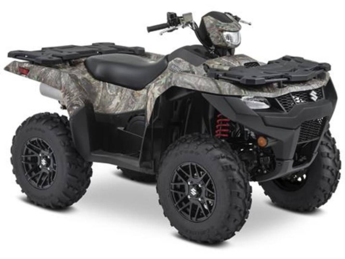 A photo of this 2025 Suzuki KingQuad 500AXi Power Steering SE Camo