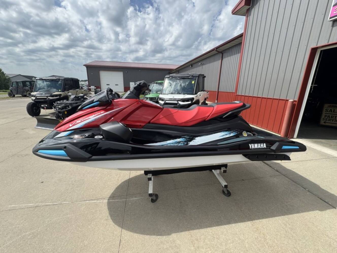 A photo of this 2026 Yamaha VX Deluxe Red