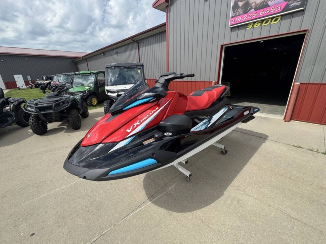 A photo of this 2026 Yamaha VX Deluxe Red