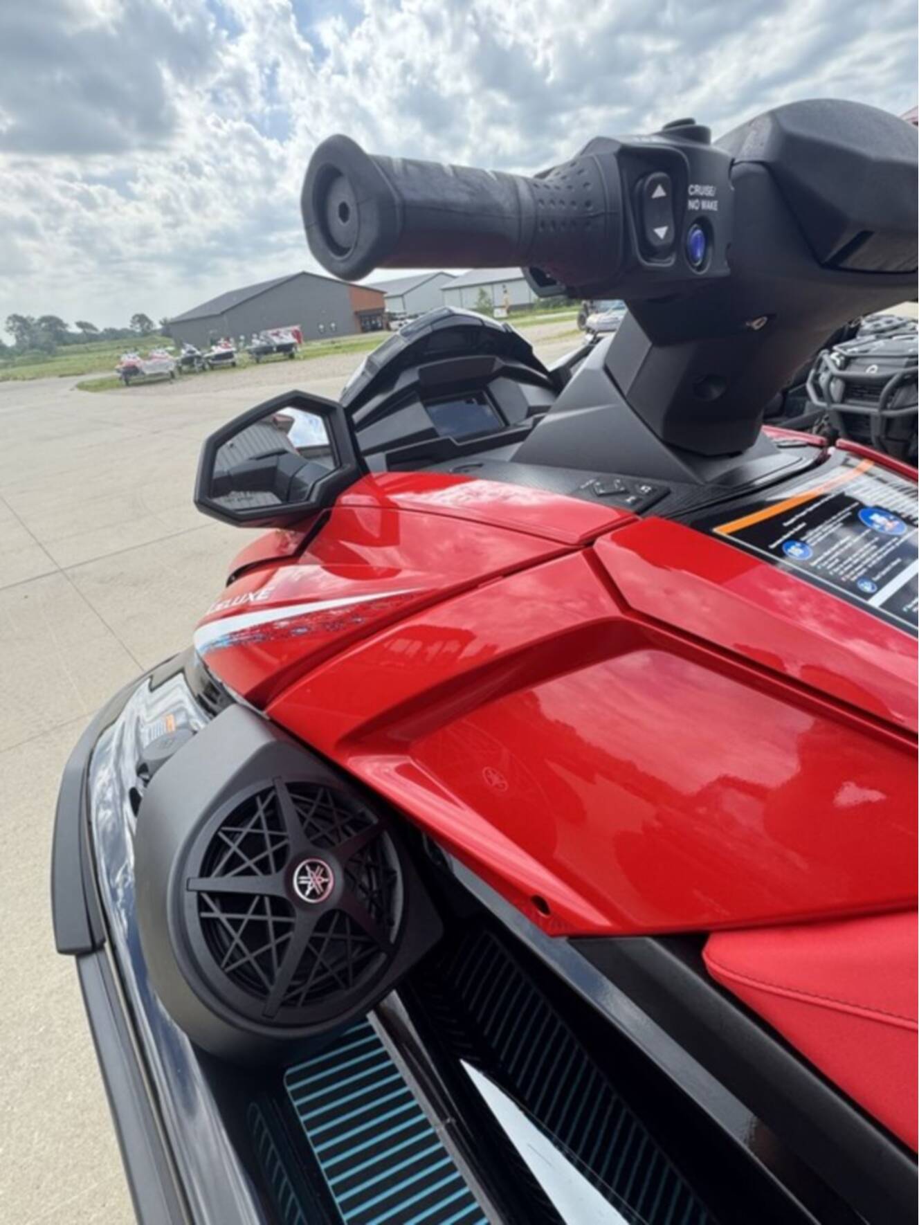 A photo of this 2026 Yamaha VX Deluxe Red