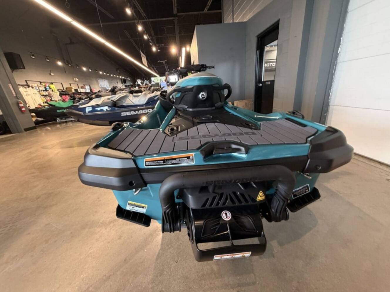 A photo of this 2026 Sea-Doo GTX Limited 325 Teal Metallic