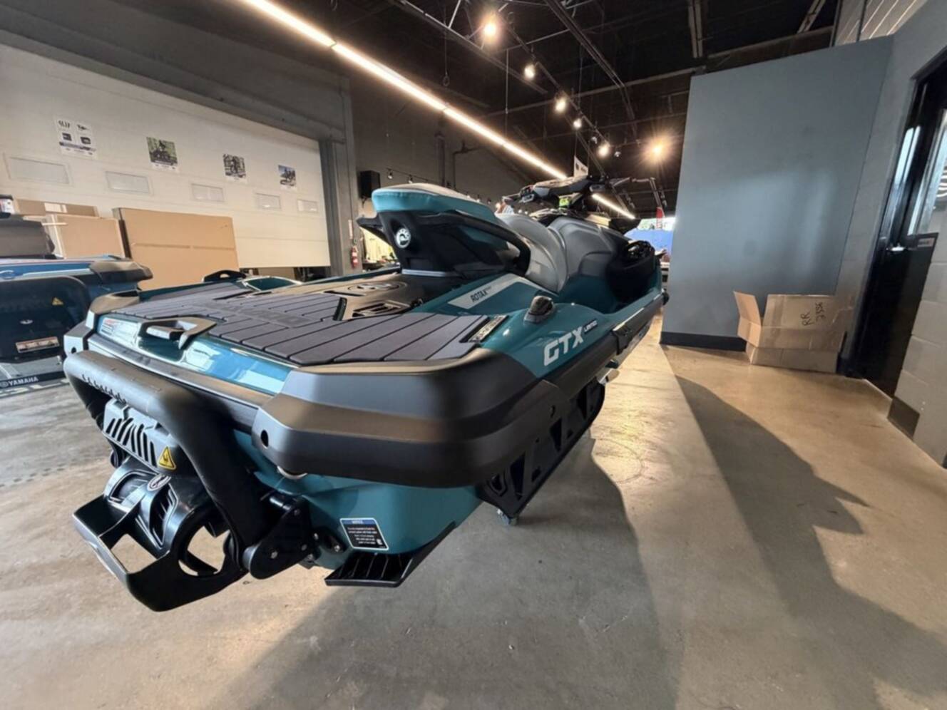 A photo of this 2026 Sea-Doo GTX Limited 325 Teal Metallic