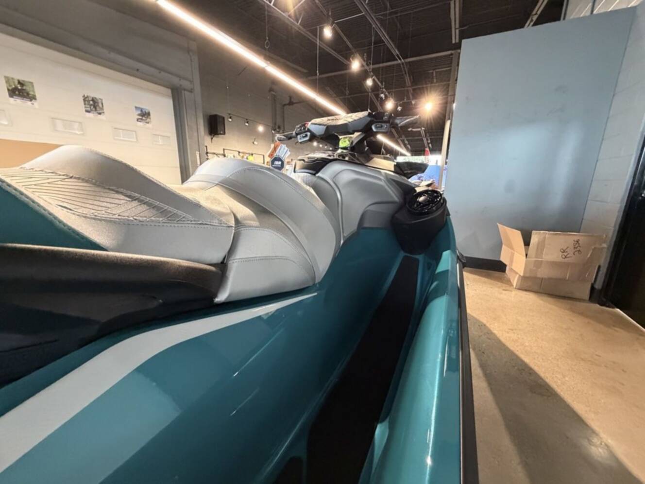 A photo of this 2026 Sea-Doo GTX Limited 325 Teal Metallic