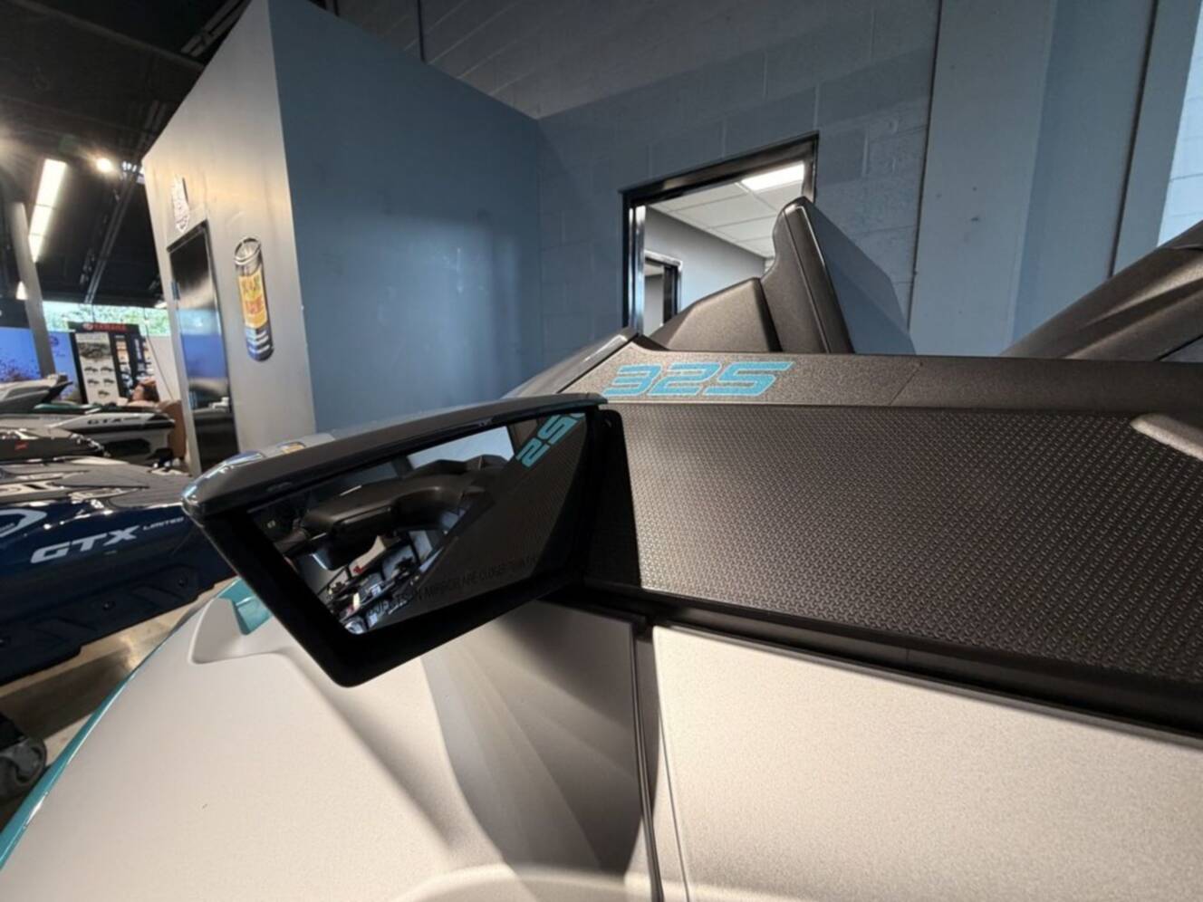 A photo of this 2026 Sea-Doo GTX Limited 325 Teal Metallic