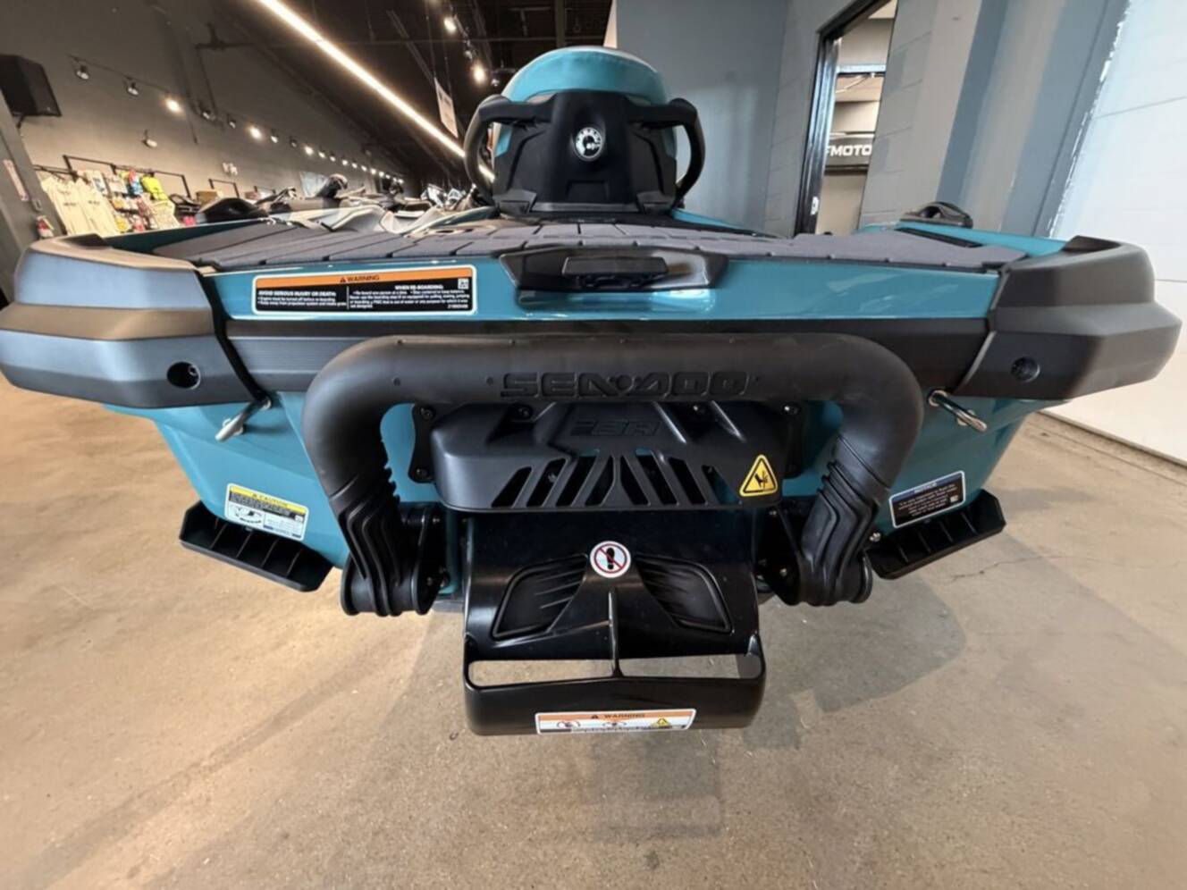 A photo of this 2026 Sea-Doo GTX Limited 325 Teal Metallic