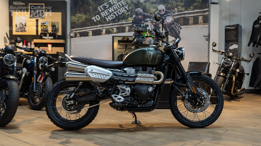 2026 Triumph Scrambler 1200 X Matte Khaki Green X in Brea, CA