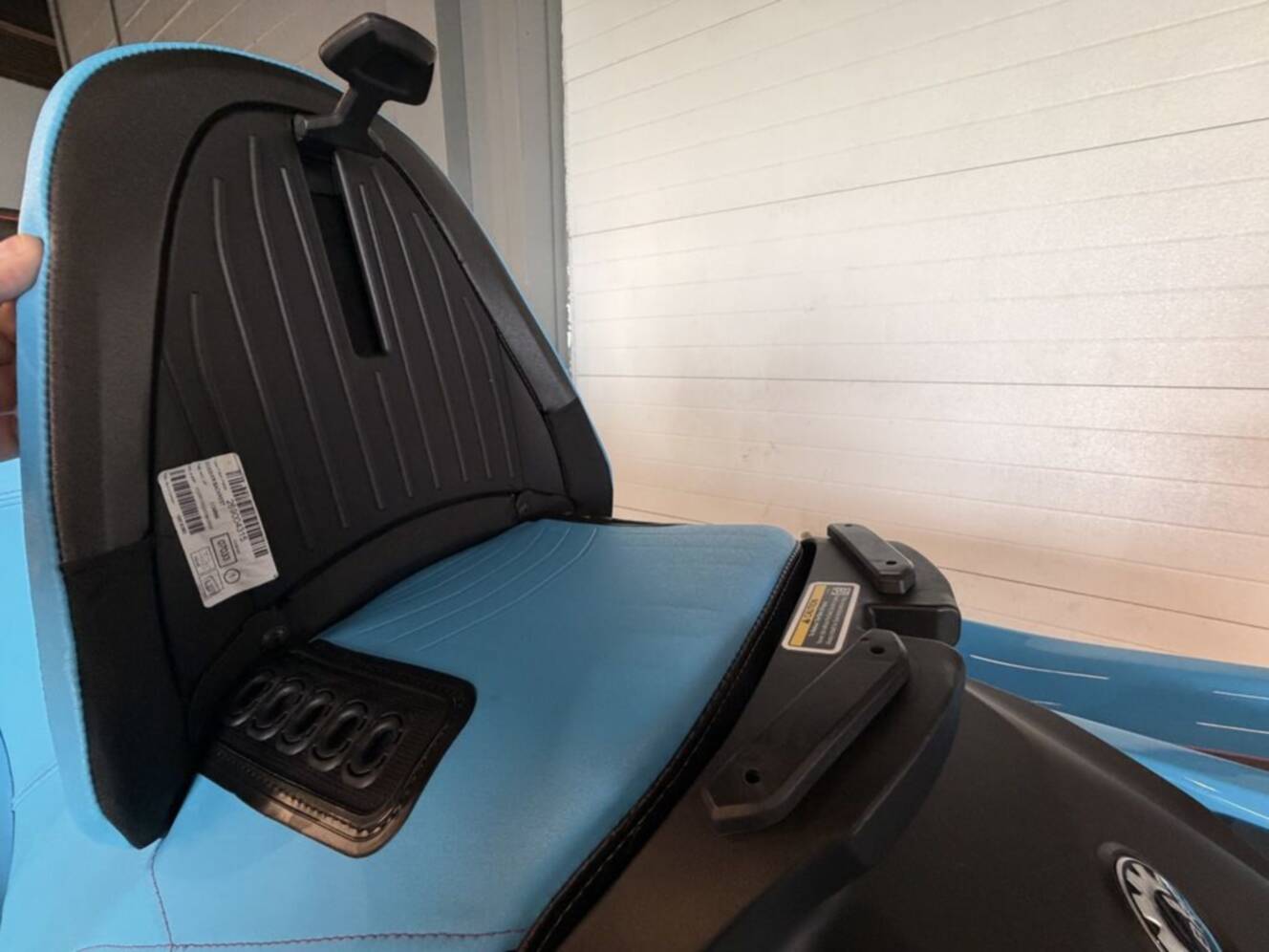 A photo of this 2026 Sea-Doo RXP-X 325 Tech, BRP Premium A, iBR Gulfstream Blue P