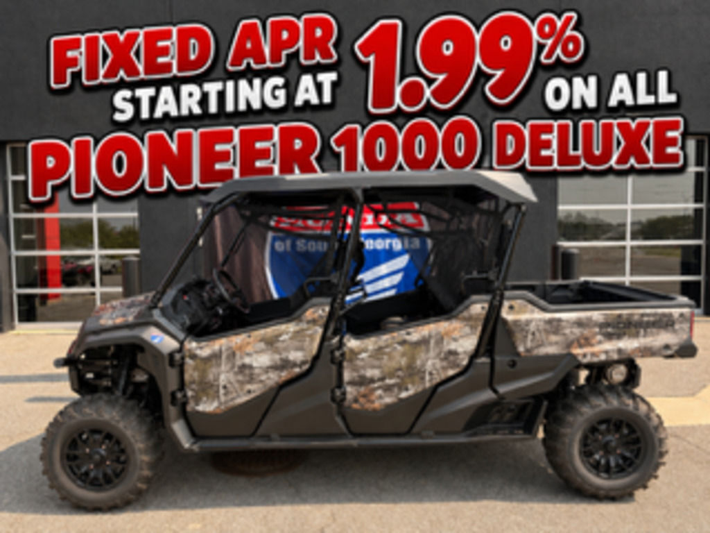2025 Honda® Pioneer 1000-6 Deluxe Crew TrueTimber Atera Camo in tifton GA