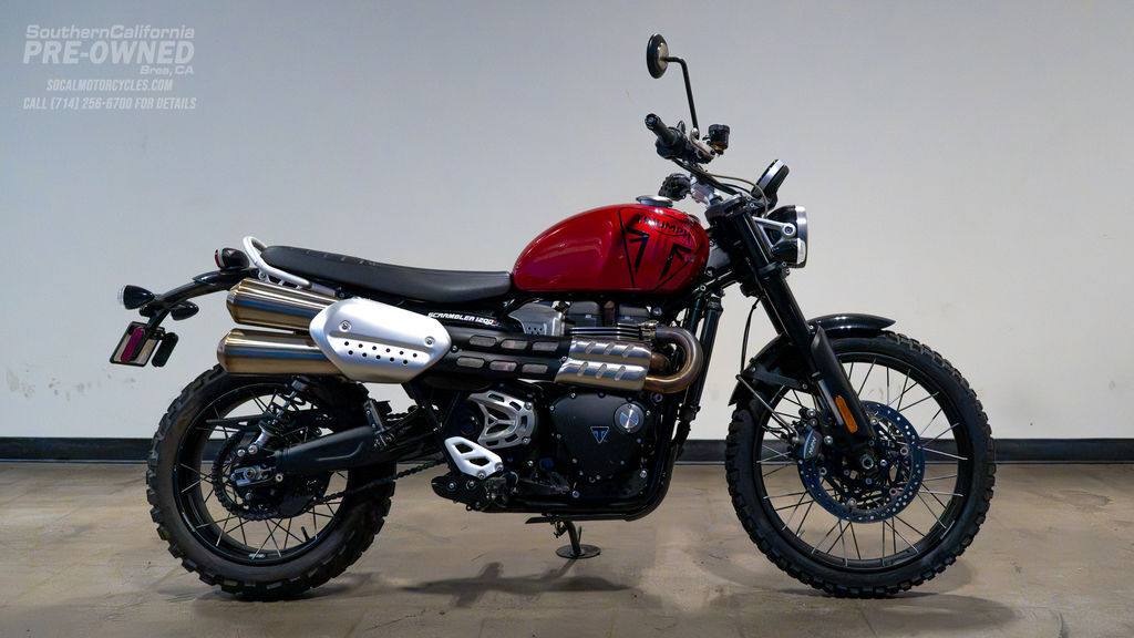 2025 Triumph Scrambler 1200 X Carnival Red BASE in Brea, CA