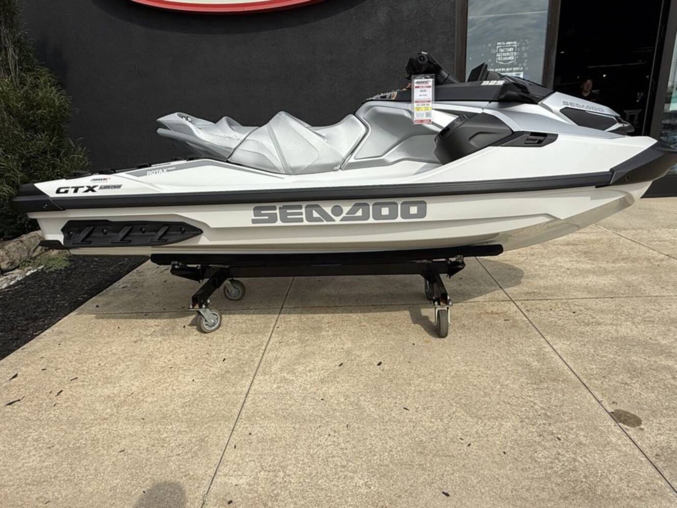A photo of this 2026 Sea-Doo GTX Limited 325 White Pearl Premium