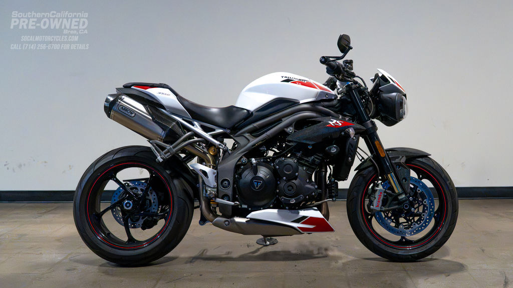 2020 Triumph Speed Triple RS Crystal White Metallic in brea CA