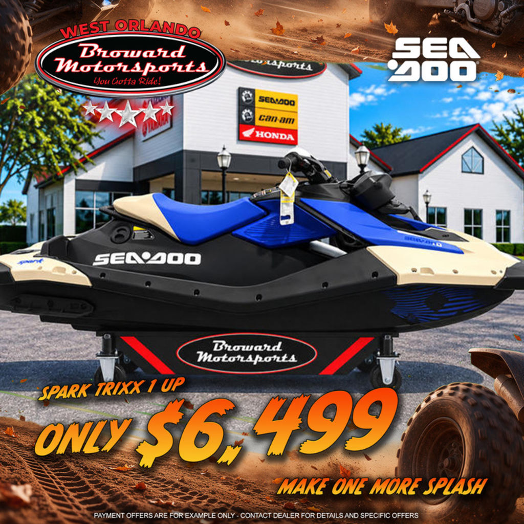 2025 Sea-Doo Spark Trixx for 1 Rotax® 900 ACE - 90 iBR and Au in oakland FL