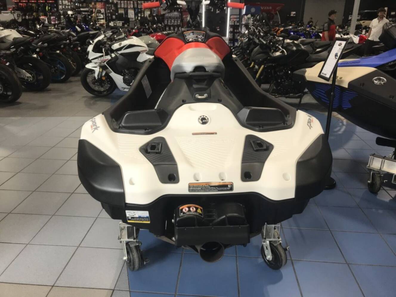 A photo of this 2025 Sea-Doo Spark Trixx for 1 Rotax® 900 ACE - 90 iBR and Au
