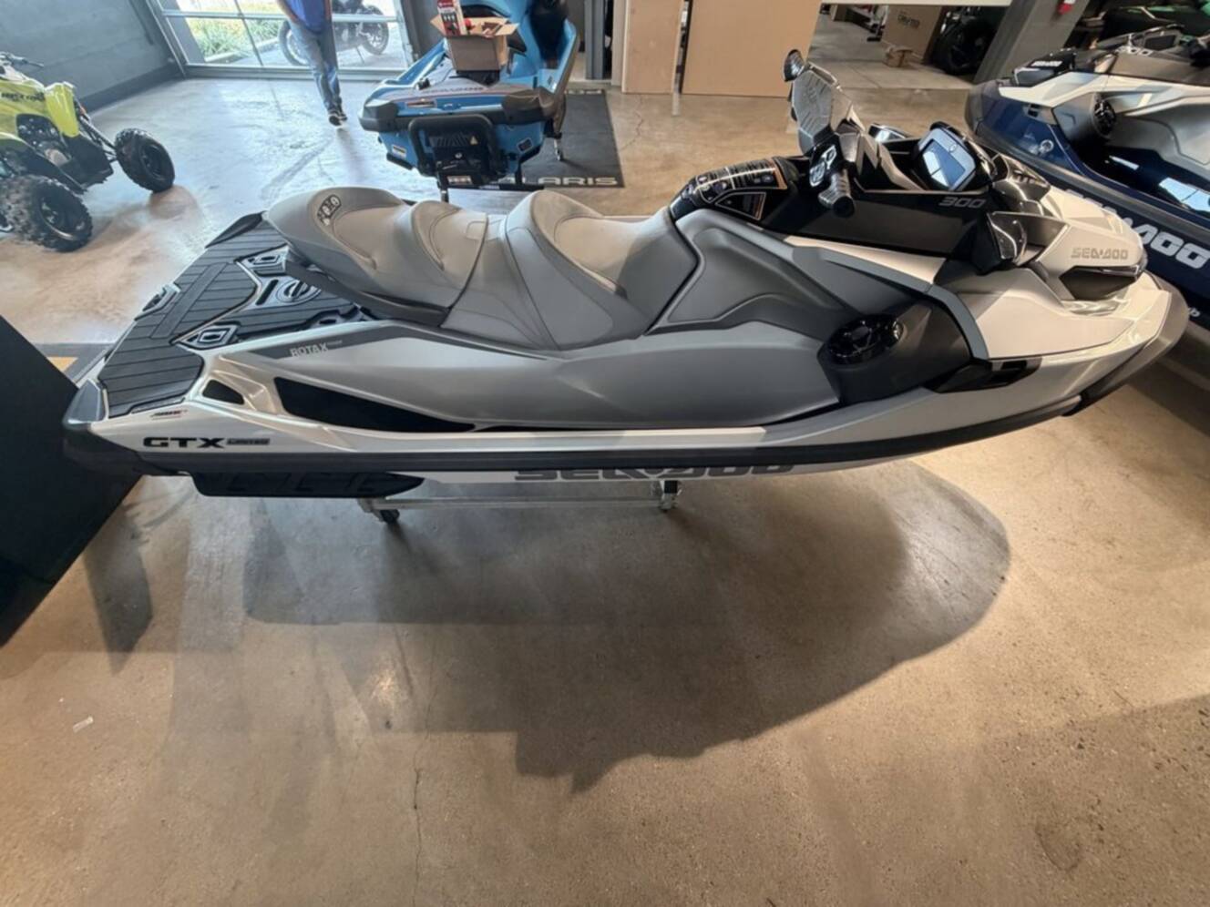 A photo of this 2024 Sea-Doo GTX Limited 300 White Pearl Premium