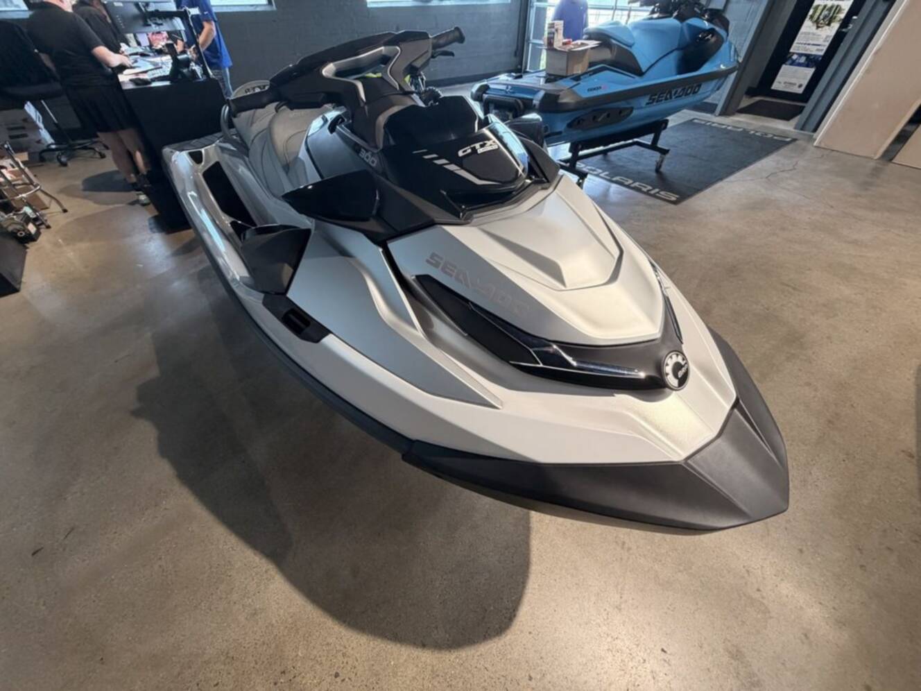 A photo of this 2024 Sea-Doo GTX Limited 300 White Pearl Premium