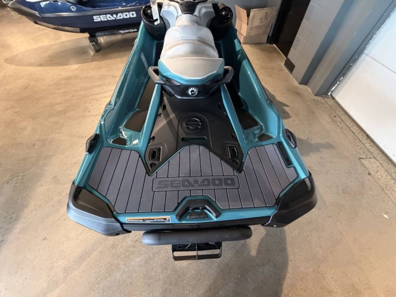 A photo of this 2026 Sea-Doo GTX Limited 325 Teal Metallic