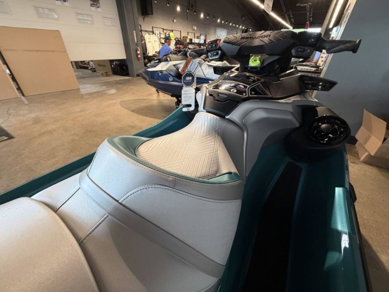A photo of this 2026 Sea-Doo GTX Limited 325 Teal Metallic