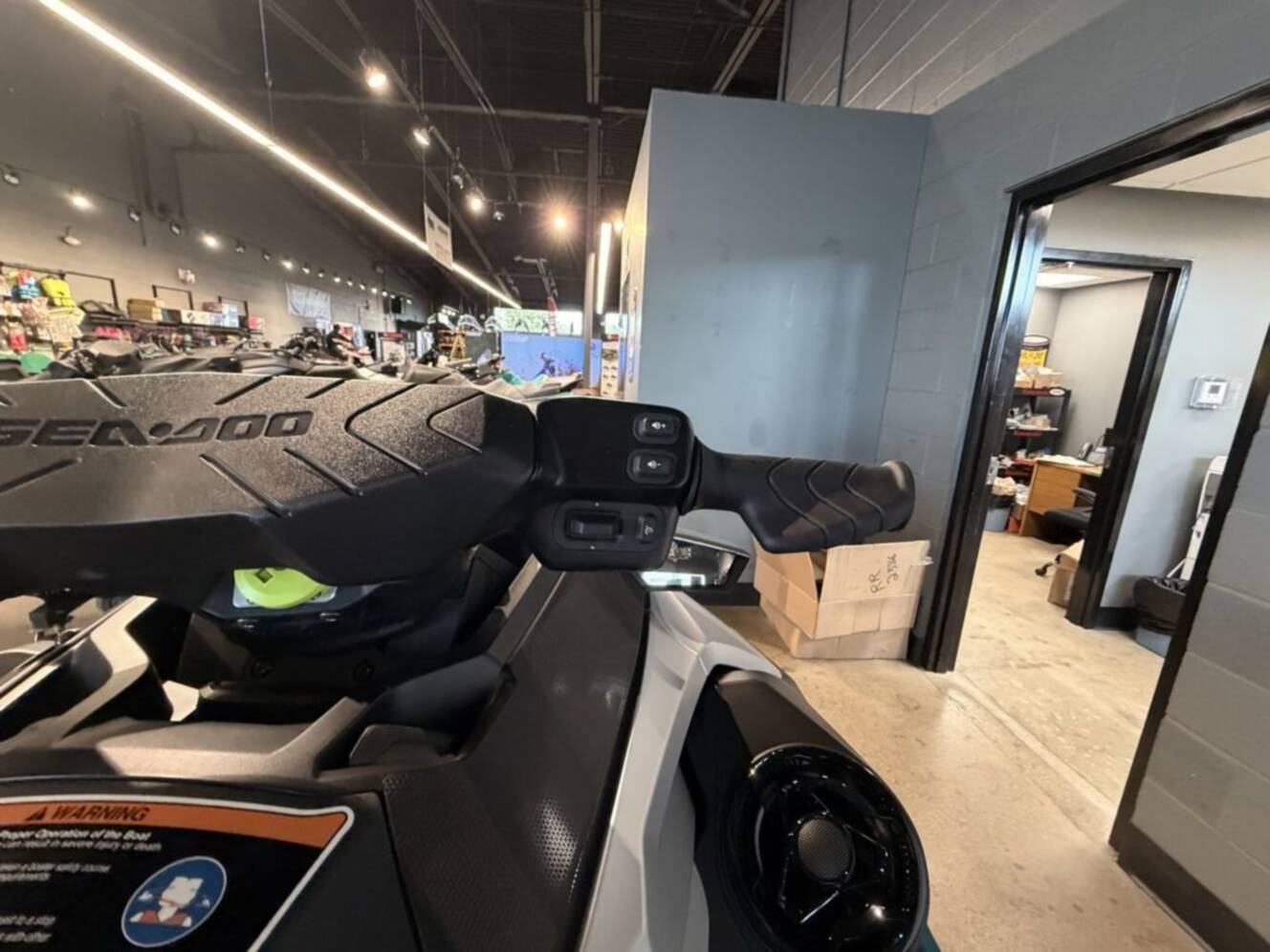 A photo of this 2026 Sea-Doo GTX Limited 325 Teal Metallic
