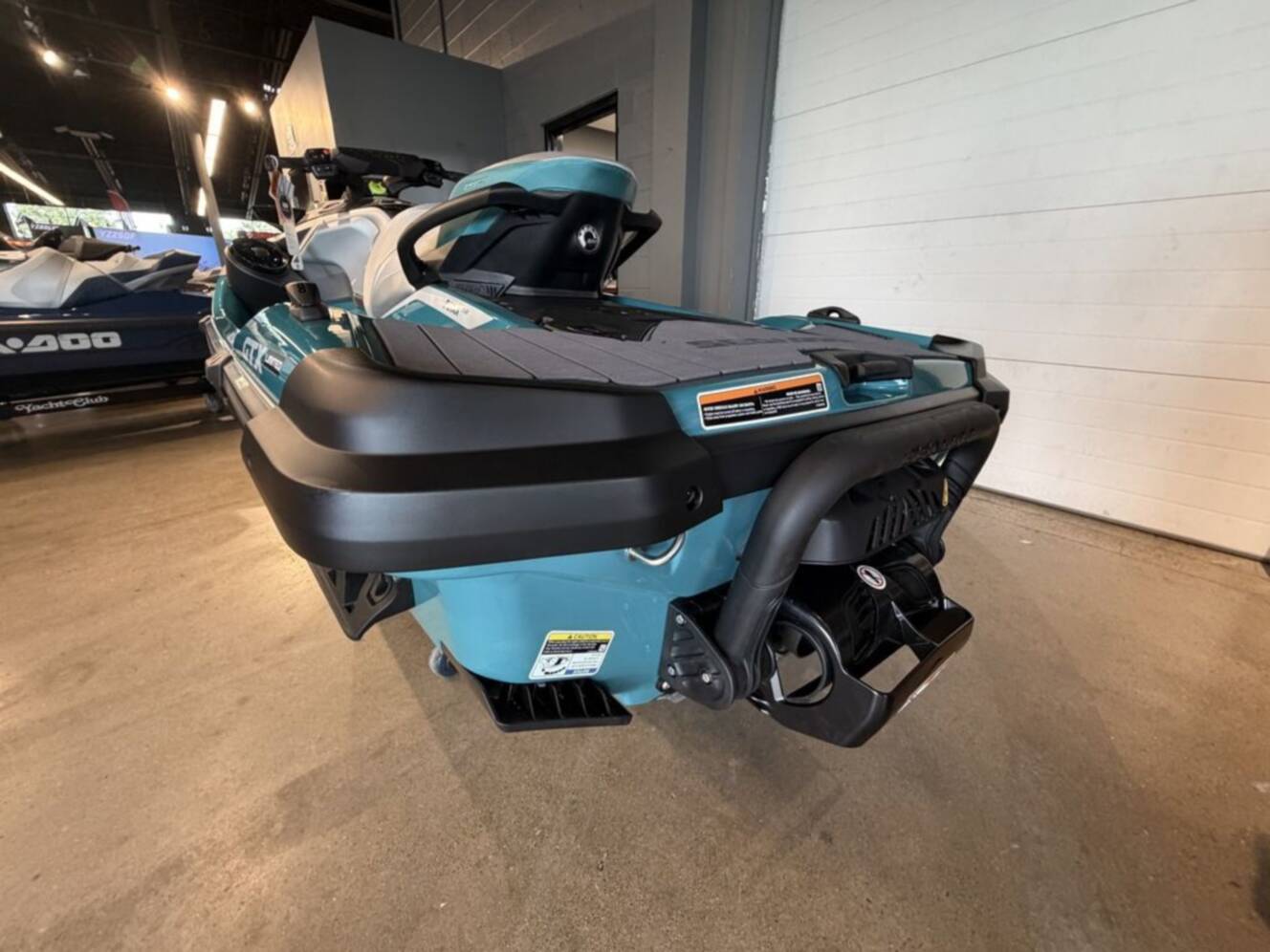 A photo of this 2026 Sea-Doo GTX Limited 325 Teal Metallic