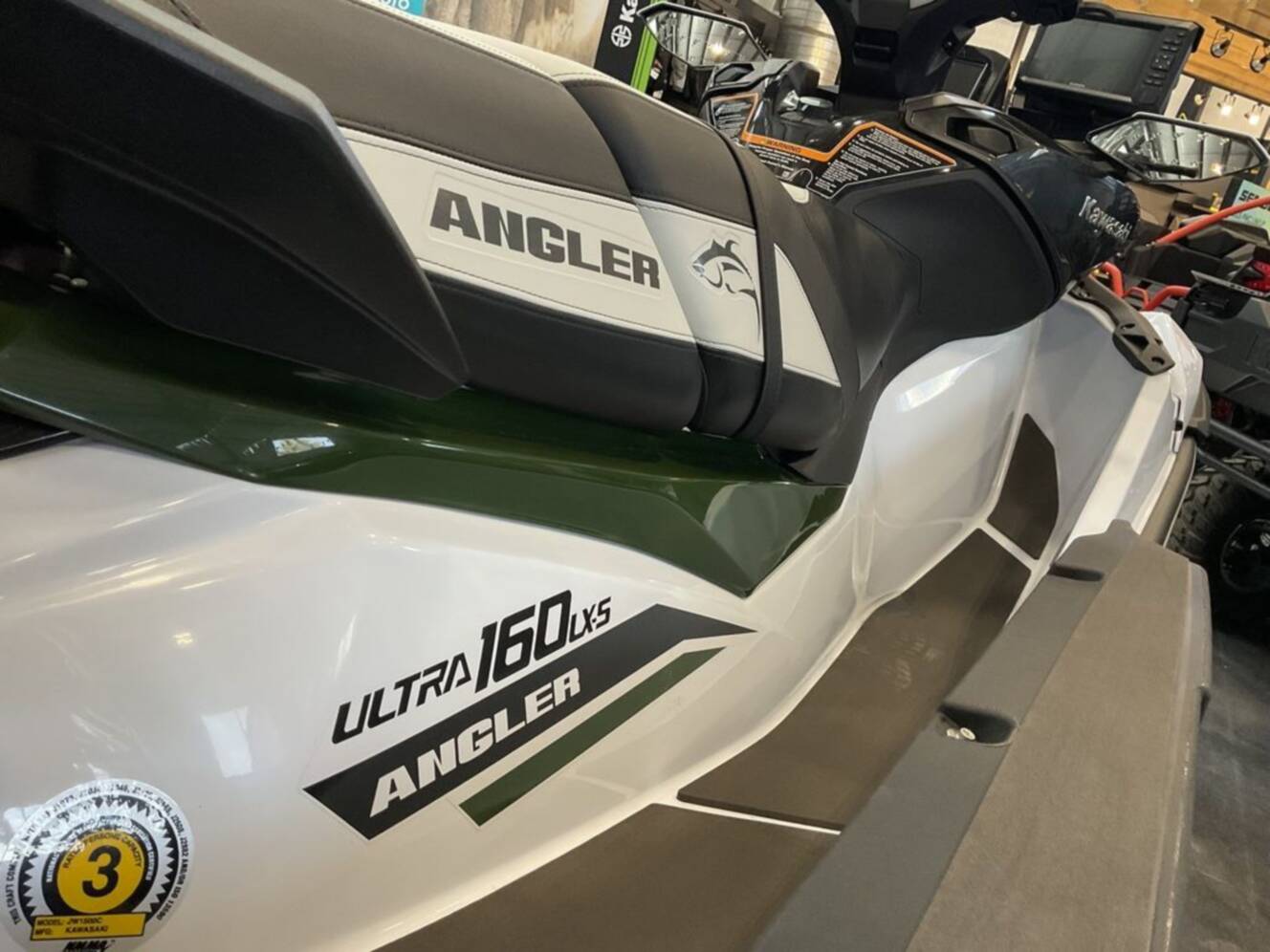 A photo of this 2025 Kawasaki Ultra® 160LX-S Angler
