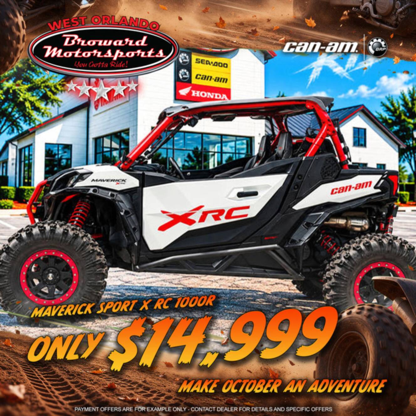A photo of this 2024 Can-Am Maverick Sport X rc 1000R