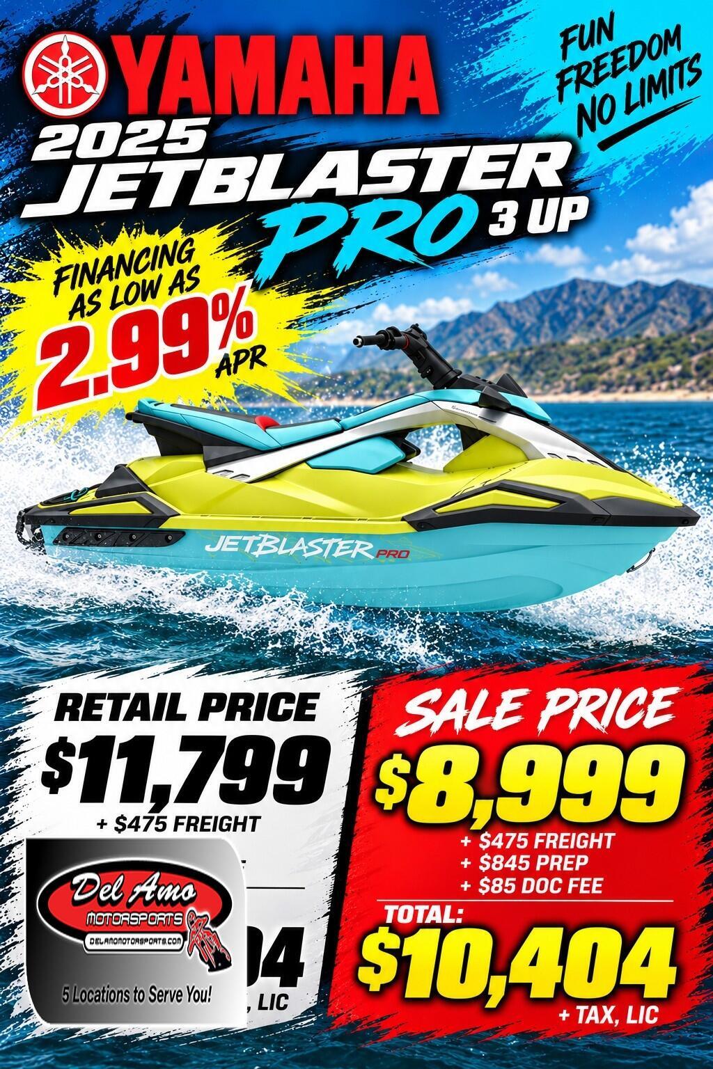 2025 Yamaha JETBLASTER PRO (3UP) in redondo beach CA