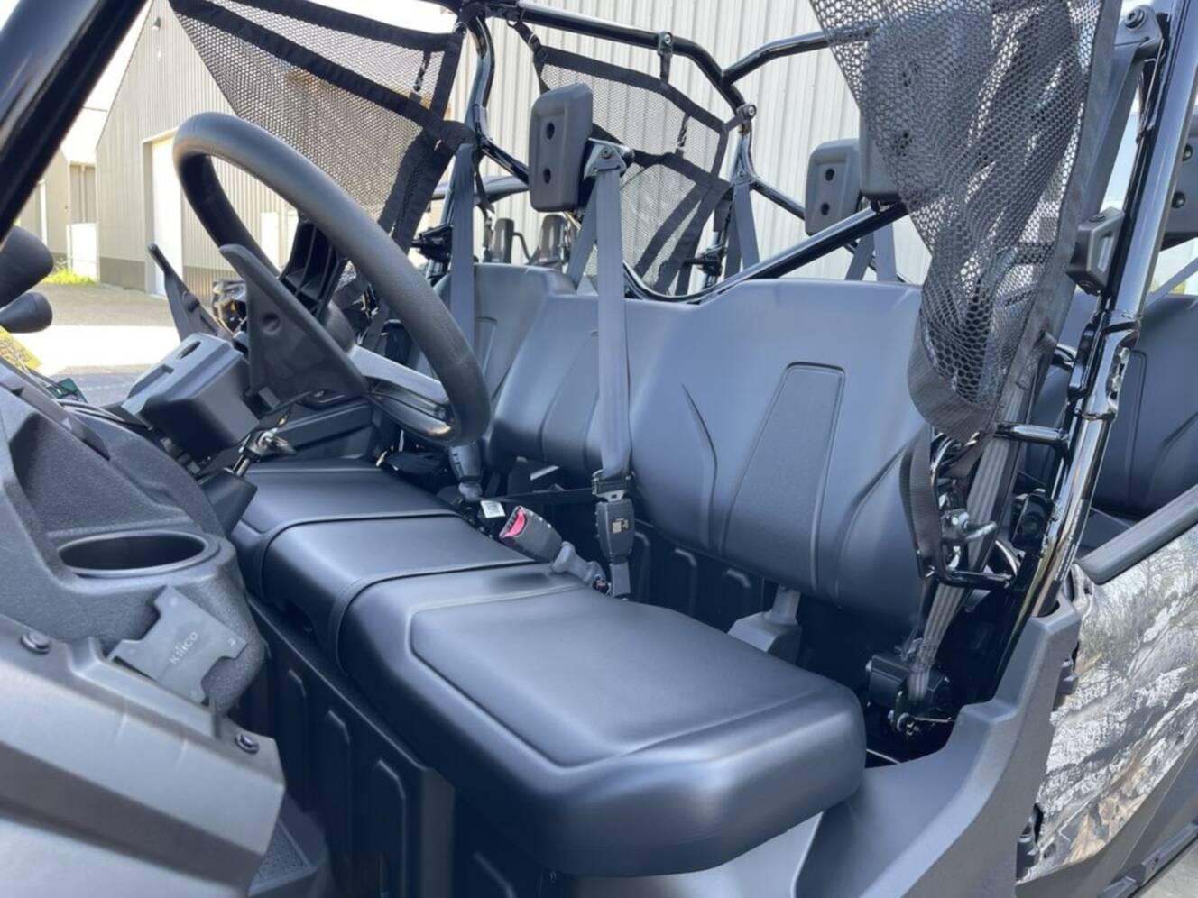 A photo of this 2025 Honda® Pioneer 1000-6 Deluxe Crew TrueTimber Atera Camo