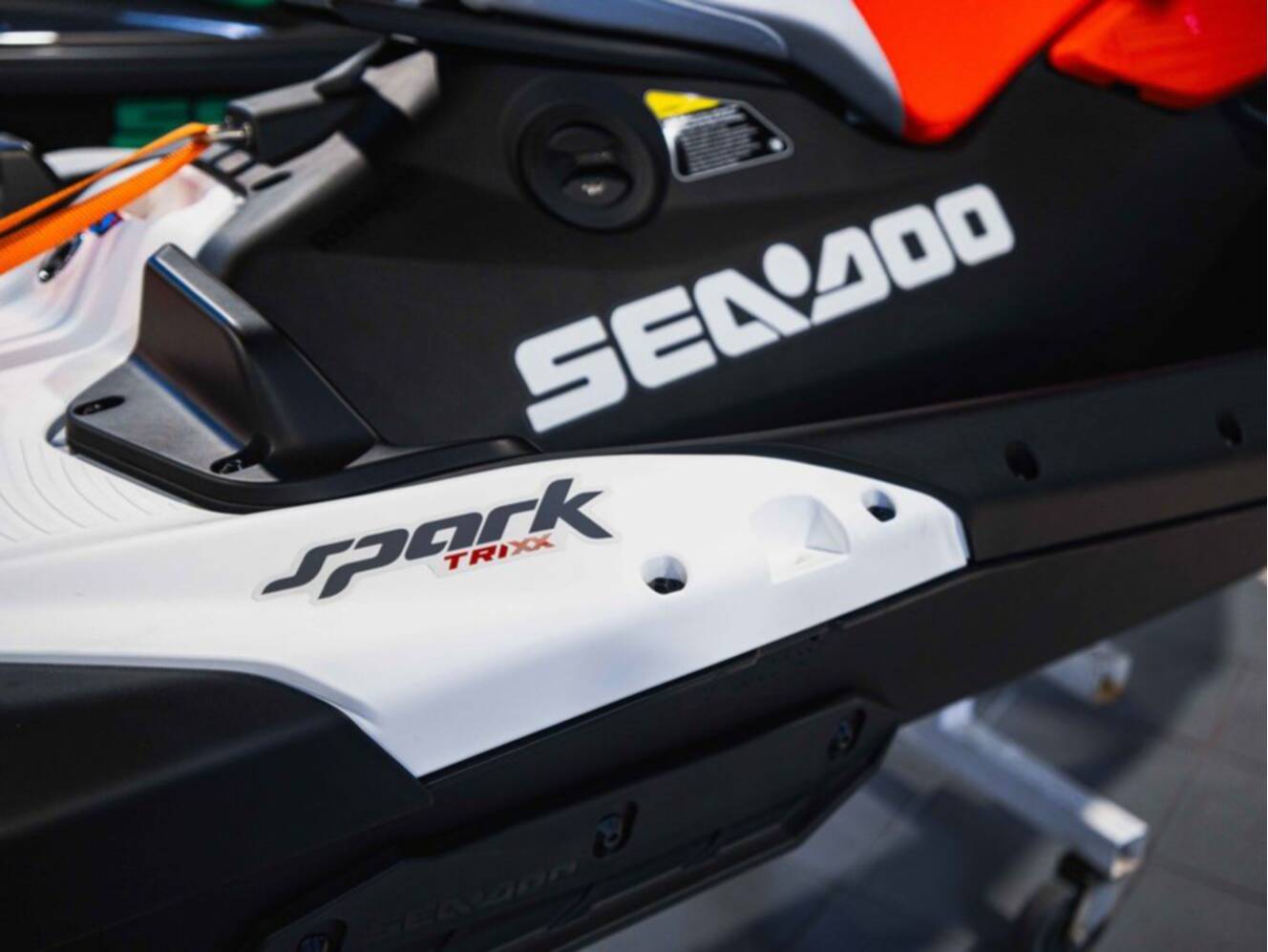 A photo of this 2026 Sea-Doo Spark Trixx for 1 Rotax® 900 ACE - 90 iBR and Au