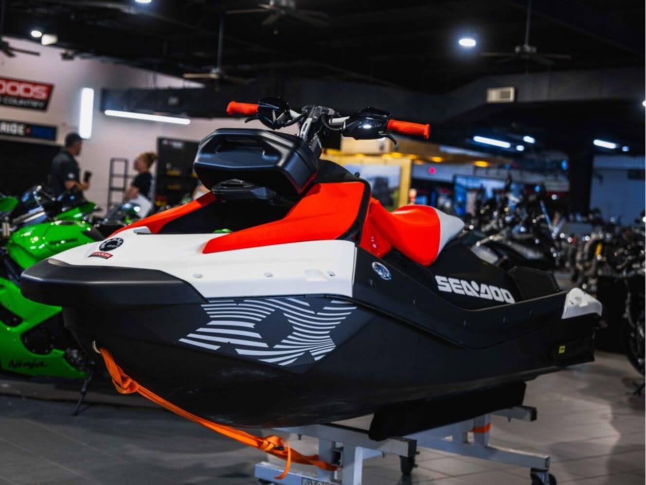 A photo of this 2026 Sea-Doo Spark Trixx for 1 Rotax® 900 ACE - 90 iBR and Au