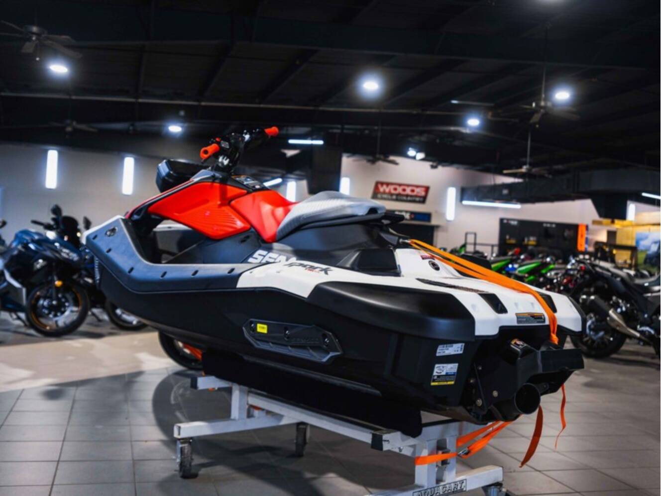 A photo of this 2026 Sea-Doo Spark Trixx for 1 Rotax® 900 ACE - 90 iBR and Au