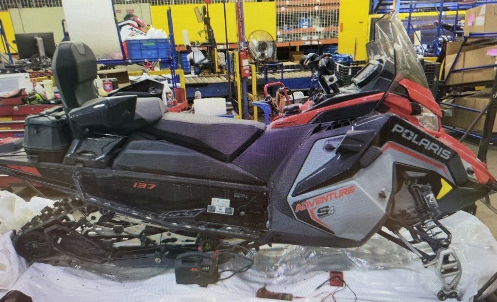 2025 Polaris® ProStar S4 INDY Adventure 137 Storm Gray / Indy Red PROSTAR S4 ADVENTURE 137 in lincoln park MI
