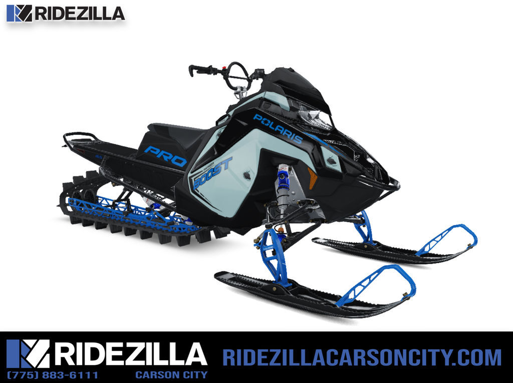 2026 Polaris® Patriot Boost PRO RMK 165 Hemlock Blue / Black / Veloci 163 3 in carson city NV