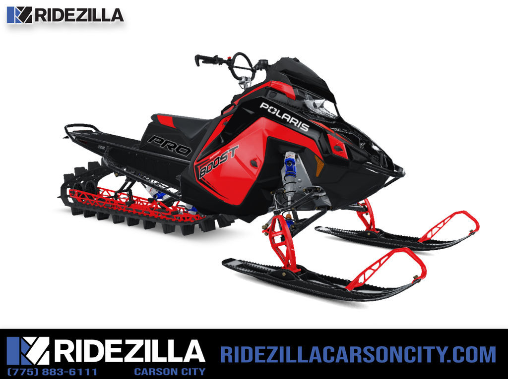 2026 Polaris® Patriot Boost PRO RMK 155 Indy Red / Gloss Black in carson city NV