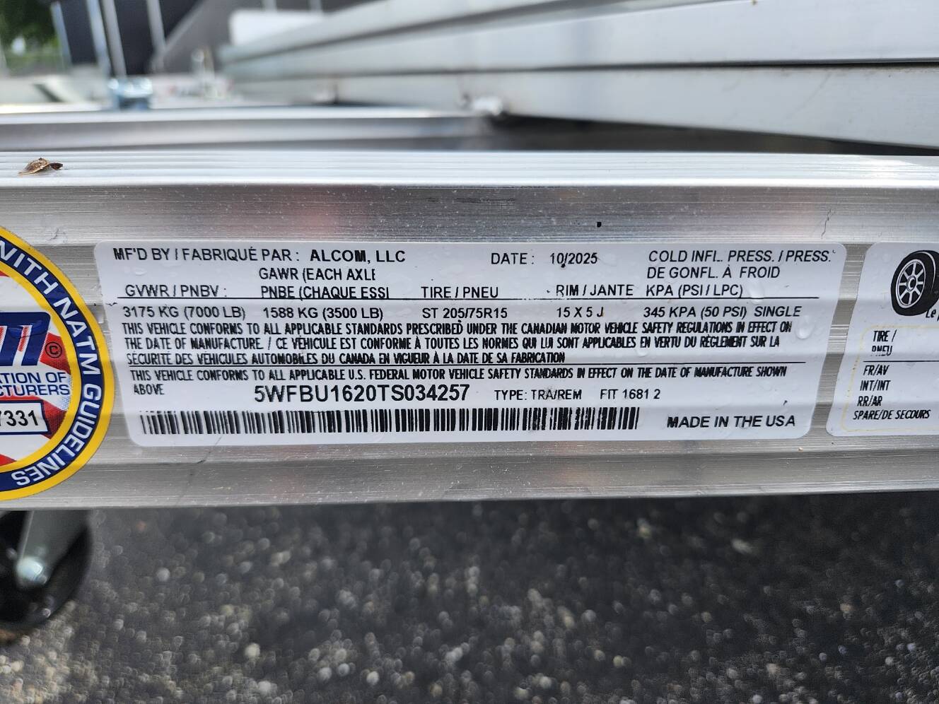 A photo of this 2026 Triton FIT1681-2EB2 HD BIFOLD