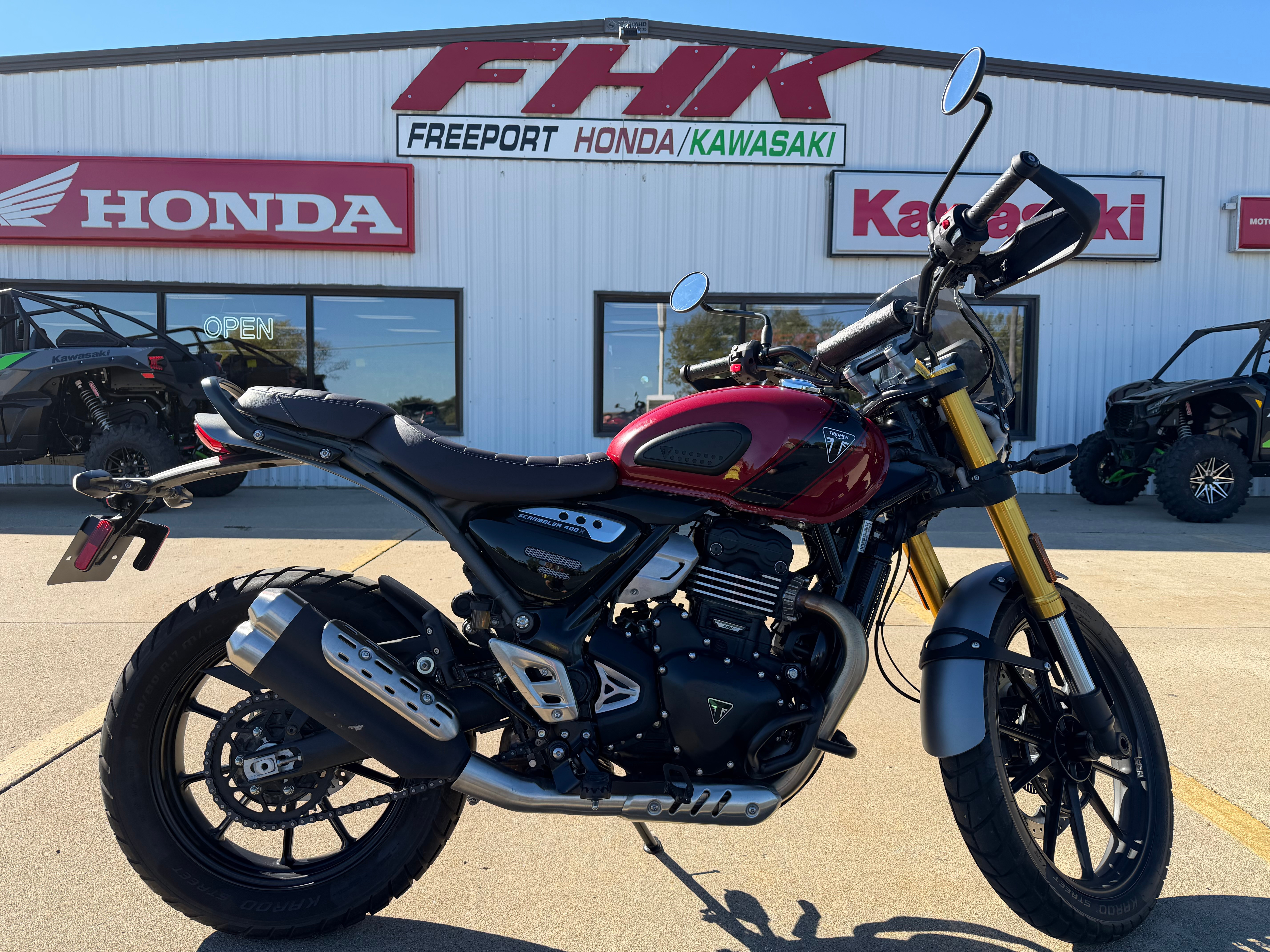2024 Triumph SCRAMBLER 400 X 400 X in Freeport, IL