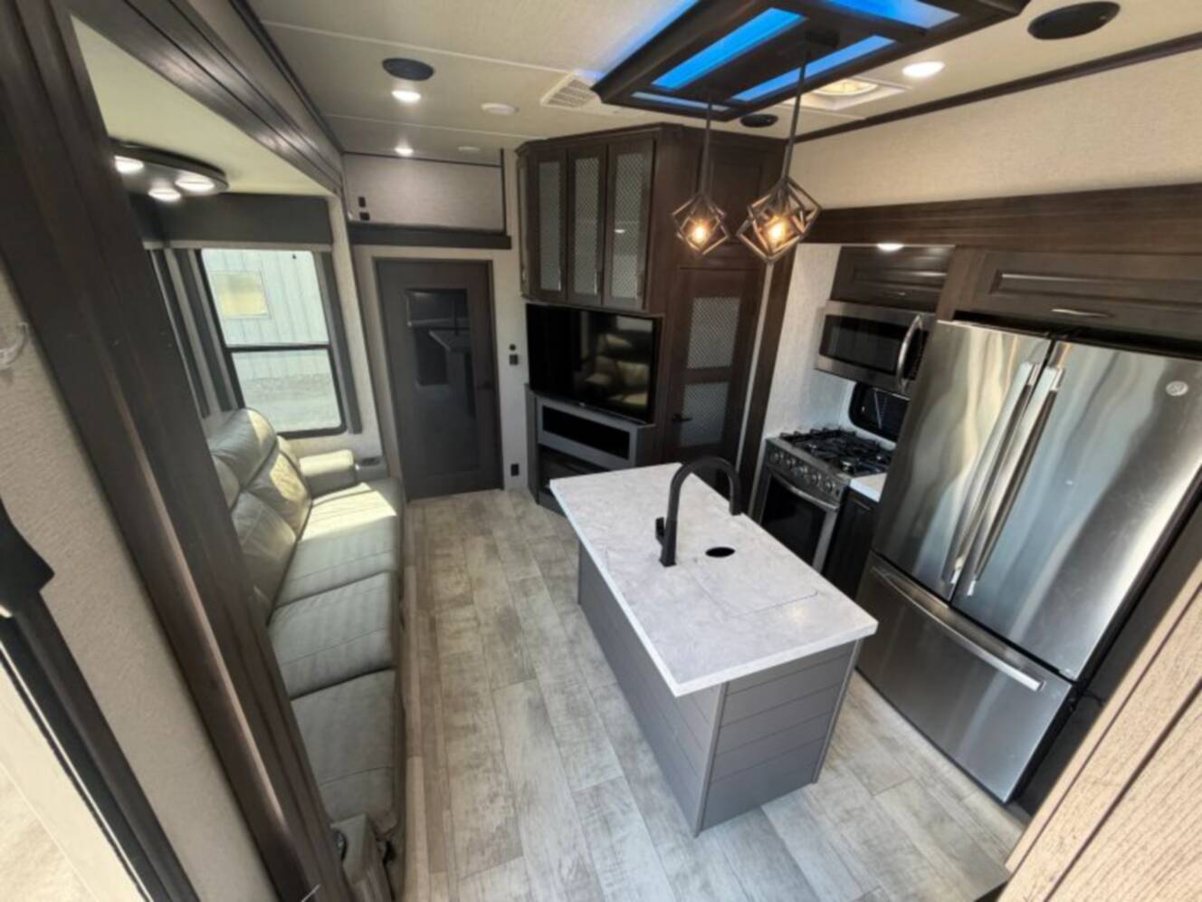 A photo of this 2023 Grand Design Momentum M-Class FW 381MS