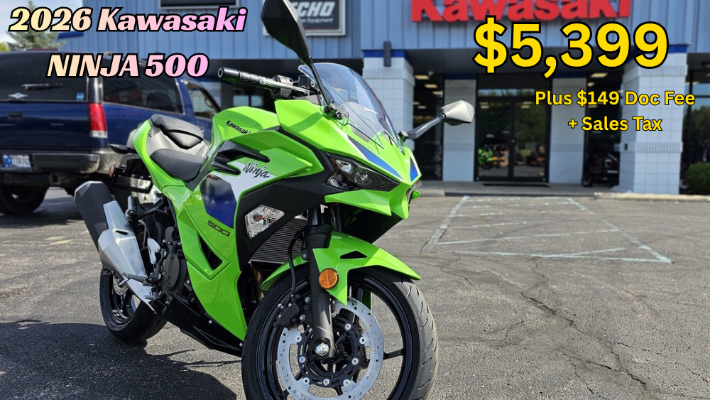 2026 Kawasaki Ninja 500 BASE in Whiteland, IN