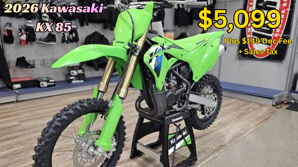 2026 Kawasaki KX 85 85 in Whiteland, IN