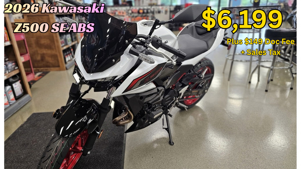 2026 Kawasaki Z500 SE ABS SE ABS in Whiteland, IN