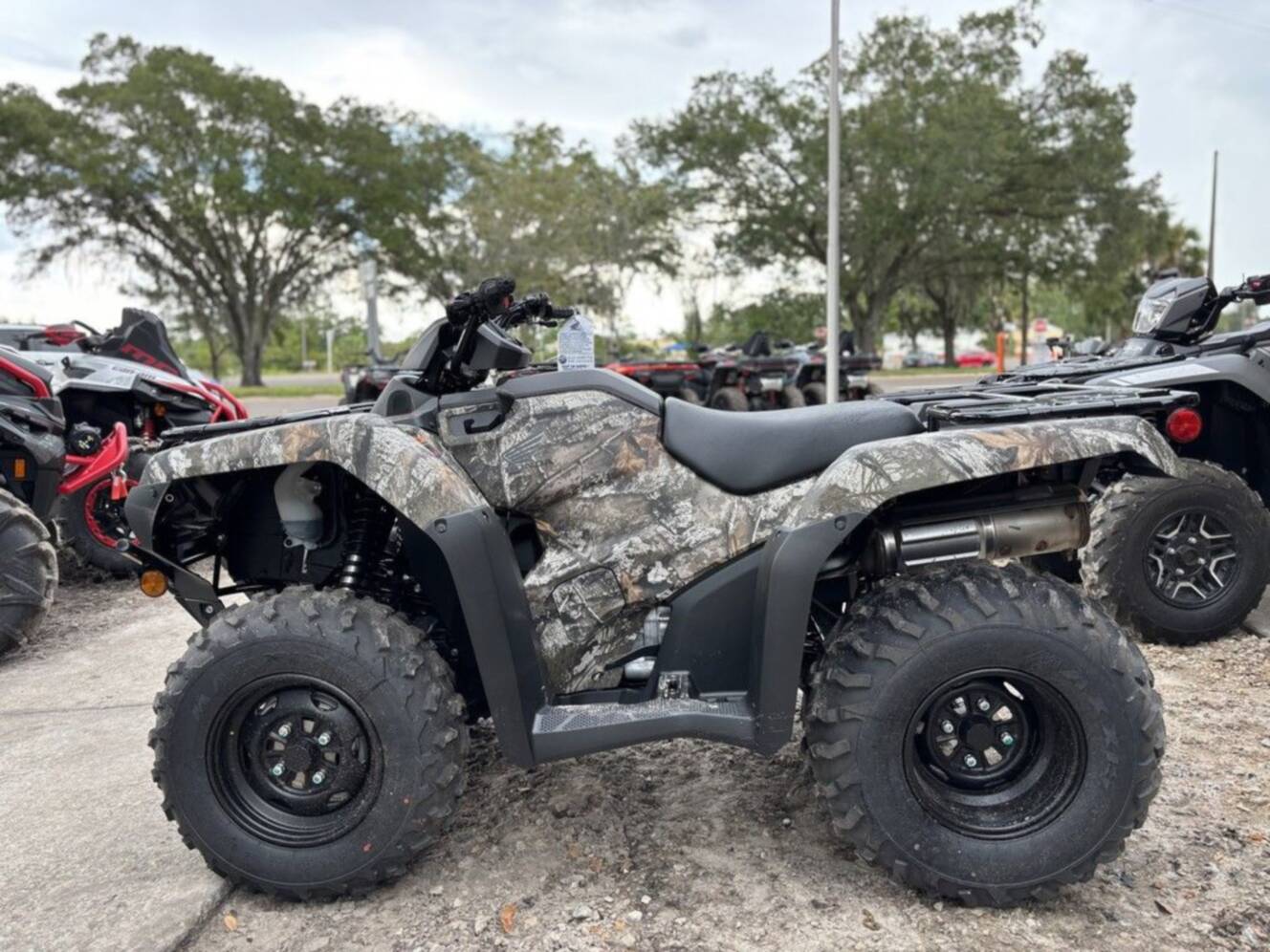 A photo of this 2027 Honda  FourTrax Rancher 4X4 TrueTimber Atera Camo