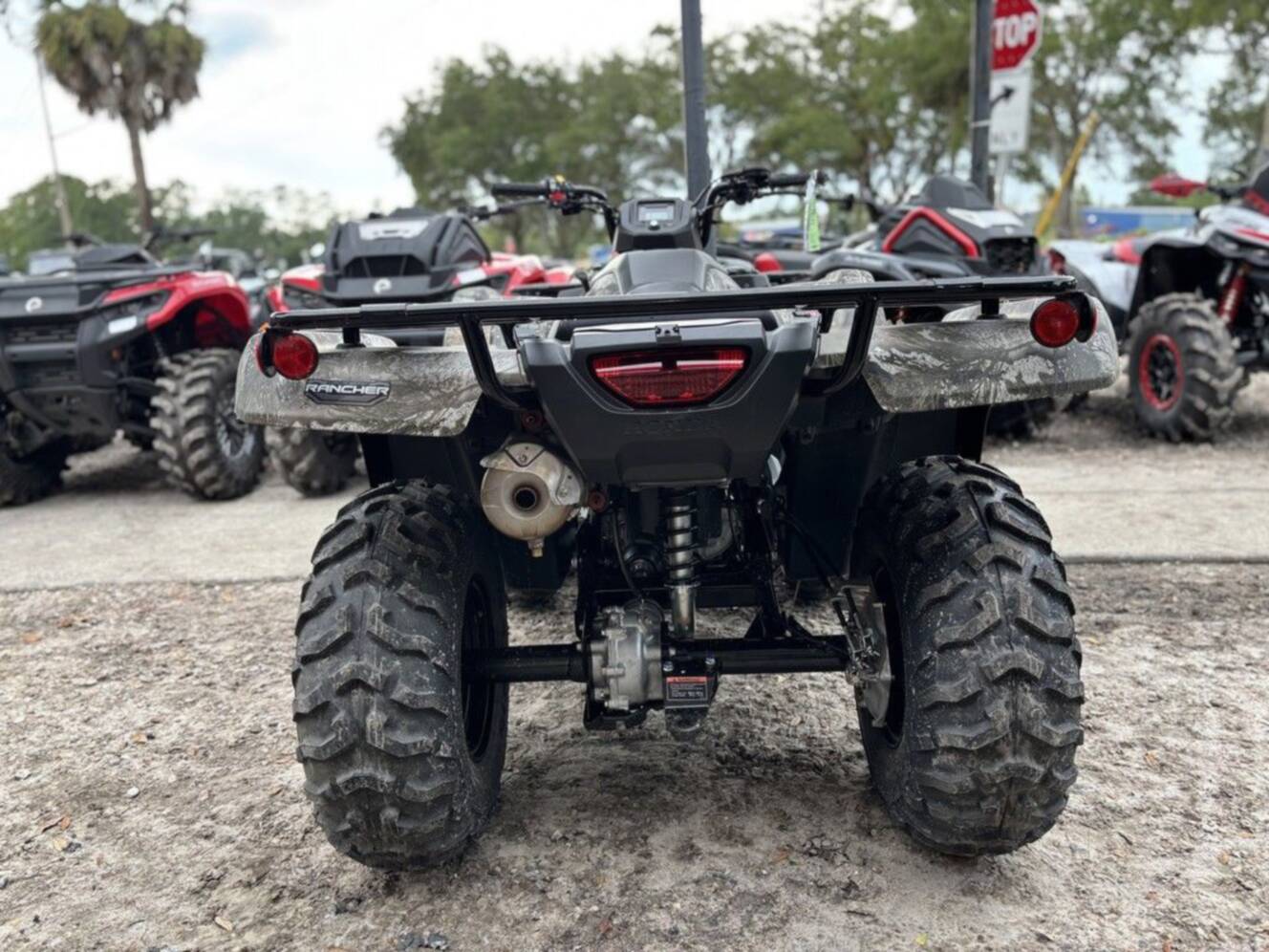 A photo of this 2027 Honda  FourTrax Rancher 4X4 TrueTimber Atera Camo