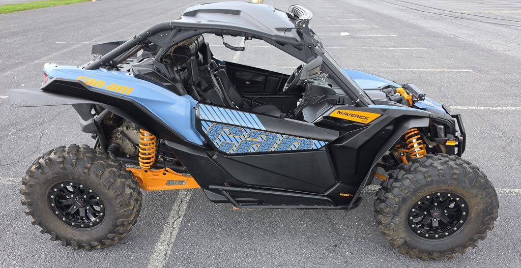 2025 Can-Am Maverick X3 DS Turbo RR Scandi Blue & Orange Crush UTV/Utility ATV