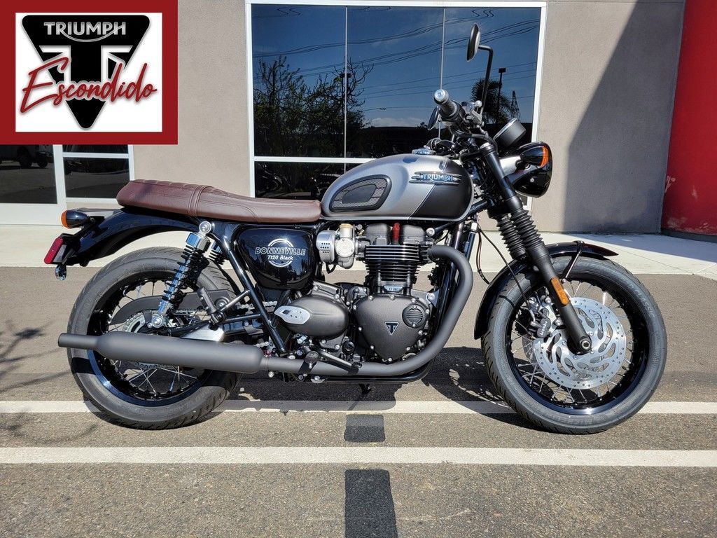 2026 Triumph Bonneville T120 Black Matt silver ice BLACK in Escondido, CA
